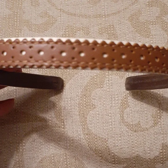 COACH LEATHER TWO TONE HEADBAND NWOT Buy COACH Black Leather Headbands from Next USA main image 2
